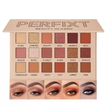 18 Color Natural Eyeshadow Palette - Soft Matte Sh...