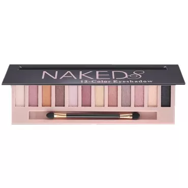 12-Color Nude Eyeshadow Palette - Natural Nude Mat...