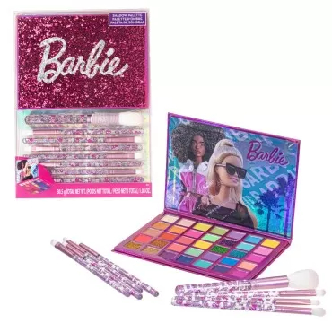Barbie 35-Well Shadow Palette, Shimmery and Opaque...