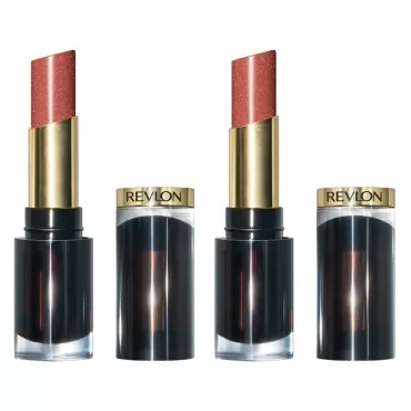 Pack of 2 Revlon Super Lustrous Glass Shine Lipstick, Nude Illuminator 020