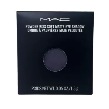M.A.C Cosmetics Powder Kiss Matte Eye Shadow Refill Pan - It's Vintage (cool dark purple) - .05 oz / 1.5 g