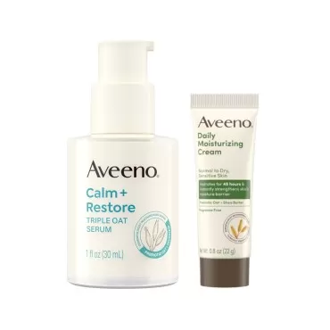 Aveeno Skin-care Bundle for Sensitive Skin, Calm +...