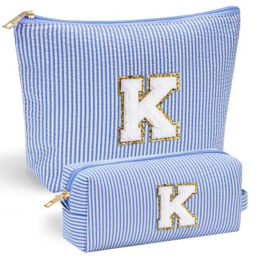 YOOLIFE Initial Makeup Bag |Teen Girl Gifts Trendy...