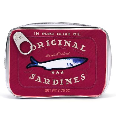Cessfle Canned Sardines Makeup Bag, Funny Sardine ...