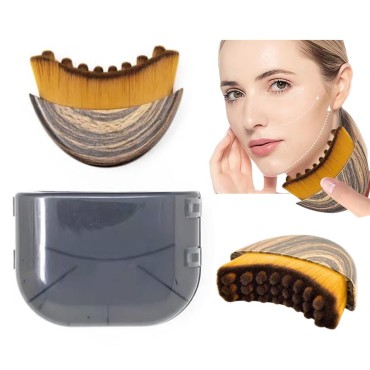 1/2 PCS Lymphatic Contour Face Brush for Sculpting...