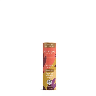 ATTITUDE Lip Balm SPF 15, Mineral Sun Protection, ...