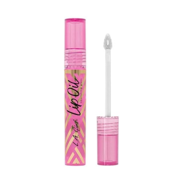 L.A. Girl Lip Oil Nourishing Gloss, Sheer Strawber...
