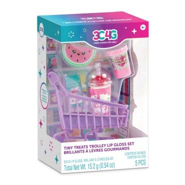 3C4G: Tiny Treats Trolley Lip Gloss Set with Scent...