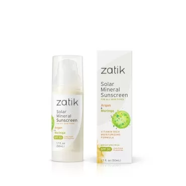 Zatik Naturals - Solar Mineral Sunscreen with Arga...