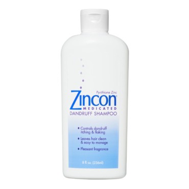 ZINCON Medicated Dandruff Shampoo, for Dry, Itchy ...