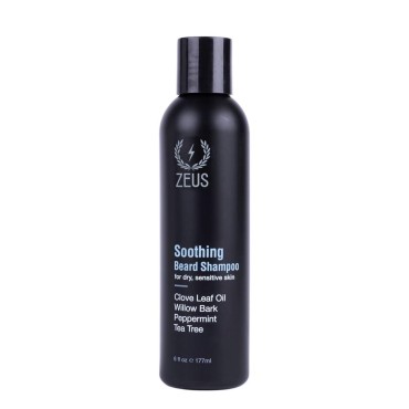 ZEUS Soothing Beard Shampoo for Men, Specialized F...