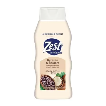 Zest Body Wash - Enriched with Wild Cocoa Butter a...
