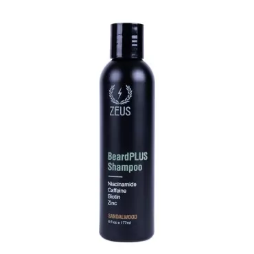 ZEUS BeardPLUS Shampoo for Men, Enhanced Beard Gro...