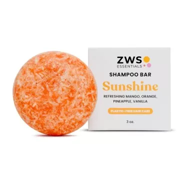 ZWS Essentials Sunshine Shampoo Bar, Vegan Solid H...