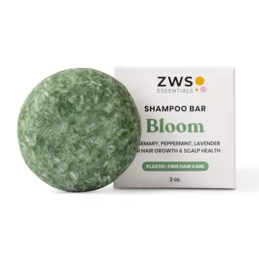 ZWS Essentials Bloom Shampoo Bar, Vegan Solid Hair...