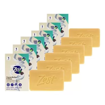 Zest Deodorant Bar Soap - Cocoa Butter and Shea - ...