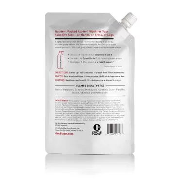 Beast Wash for Everyone 16oz Refill Pouch All-in-1...