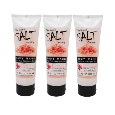 Kovot Pink Salt Body Wash - With Pink Himalayan Salt and Aloe Vera Extracts - Cruelty-Free and Safe - Exfoliating Body Wash - Complete Skin Care - Revitalizing and Hydrating Body Wash - 3 Pack 8.75oz