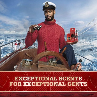 Old Spice Body Wash for Men, Captain Scent of Command, 21 Fl Oz (Pack Of 4)