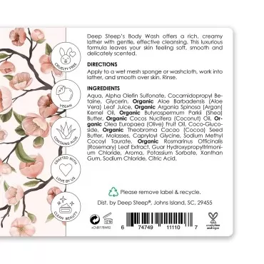 Deep Steep Body Wash 17 oz (Cherry Blossom)