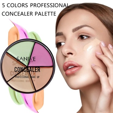 Full Coverage Palette, Professional 10 Color Correcting Concealer Palette, Longwear, Brightening, Matte Finish, Cream Contouring Makeup Kit for Tattoo Concealer Dark Circles Redness Scars Eye bags