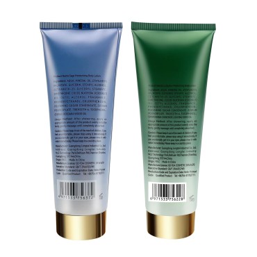 DincherBel Daily Moisturizing Lotion for Dry Skin, (Sage, Eucalyptus) Hydrating Lotion, 8 Fl Oz 2 Pack