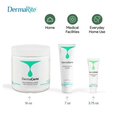 DermaCerin Hand and Body Moisturizer 8 Ounce Tube Unscented Cream, 00175 - Sold by: Pack of ONE