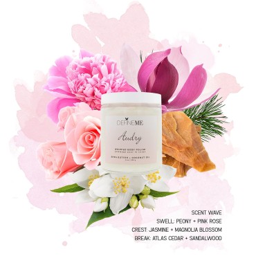 DEFINEME Whipped Body Polish, Audry Scented Scrub, 8 OZ
