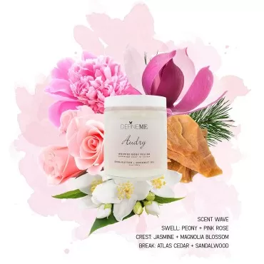 DEFINEME Whipped Body Polish, Audry Scented Scrub, 8 OZ