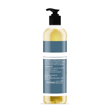 Earthborn Elements Sunflower Seed Oil (16 fl oz) Premium Grade & Purity, High in Vitamins, Minerals & Fatty Acids