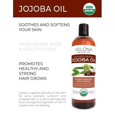 velona Jojoba Oil USDA Certified Organic - 32 oz (...