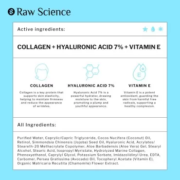 Men's Face Cream, Day & Night Moisturizer, Anti-Aging & Wrinkle Skin Care for Men with Collagen, Hyaluronic Acid, Vitamins E & A, Avocado Oil, Ensures Deep Moisturizing and Wrinkle Resistance, 2 oz