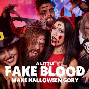 1oz (30ml) Halloween Fake Blood Makeup - Washable ...