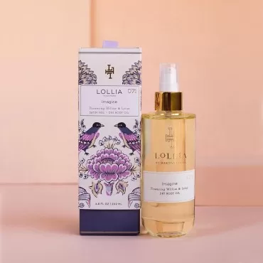 LOLLIA Dry Body Oil, 6.8 Fl. Oz. - Women’s Body Oil, Scented Body Oil, Moisturizing Body Oil, Dry Body Oil for Women, For All Skin Types