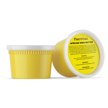 Raw African Shea Butter 16 oz. 100% Pure Natural Unrefined YELLOW - Ideal Moisturizer For Dry Skin, Body, Face And Hair Growth. Great For DIY Soap and Lip Balm Making.