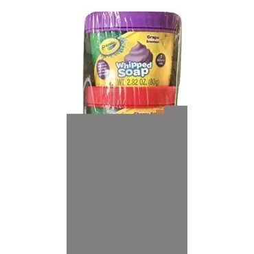Crayola Whipped Soap, Assorted 6 Pack, QQ1396HBAZA