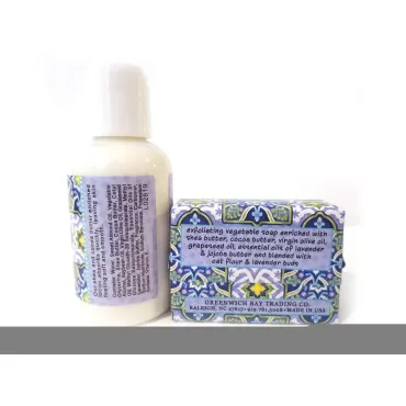 Greenwich Bay Trading Co. Lavender Jojoba Shea Butter Soap and Lotion Gift Set