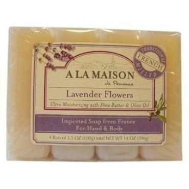 A La Maison Bar Soap Lvndr Flwr Value 4 Ct...