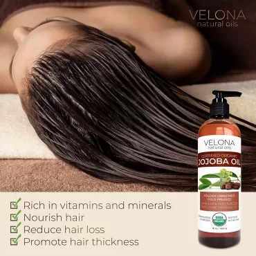 velona Jojoba Oil USDA Certified Organic - 16 oz (...