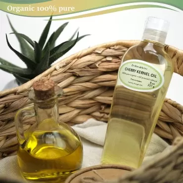 Dr Adorable - 8 oz - Premium Cherry Kernel Oil - 100% Pure Natural Organic Cold Pressed for Skin Hair Nails