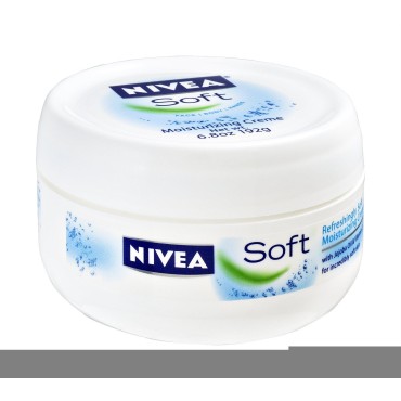 Nivea Soft Moisturizing Creme 6.8 Ounce Jar (201ml) (6 Pack)