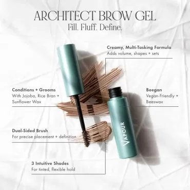 Vapour Beauty - Architect Brow Gel | Non-Toxic, Cruelty-Free, Clean Beauty (Nightfall)