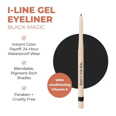 Beauty For Real I-Line 24-7 Eyeliner, Black Magic ...