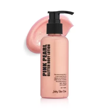 Juicy Skin Care Pink Pearl Glitter Body lotion - Shimmer body Lotion