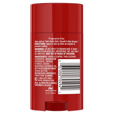 Old Spice Below Deck Anti-Chafe Stick with Shea Butter, 1.7 oz