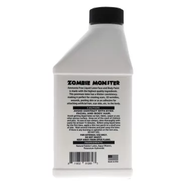 LLF Zombie Monster, Ammonia Free Liquid Latex Body Paint - 16oz, Clear
