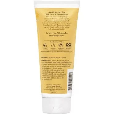 Burt's Bees Butter Body Lotion for Dry Skin with C...