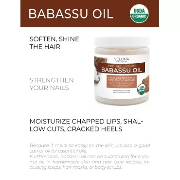 velona Babassu Oil USDA Certified Organic - 16 oz ...