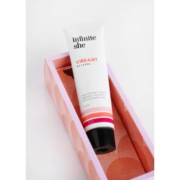 Infinite She Vibrant Hand Cream | Ingredients Include Shea Butter and Mango Butter | 2.3 oz / 65 g