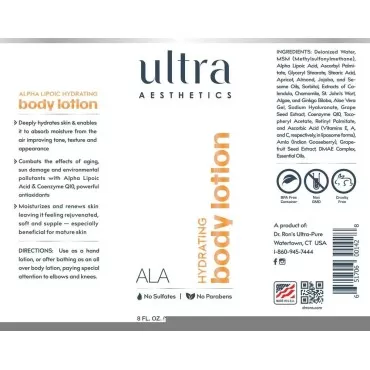 Ultra Botanicals - Alpha Lipoic Hydrating Lotion - 8oz